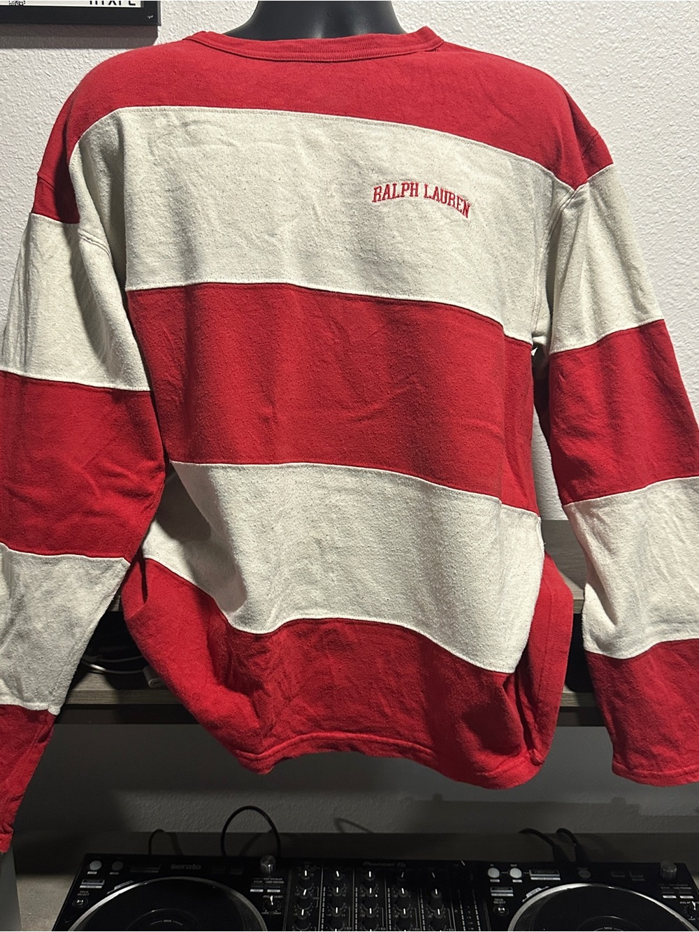 Vintage Polo Jeans Co. Ralph Lauren Striped Long Sleeve Shirt XL Made in USA